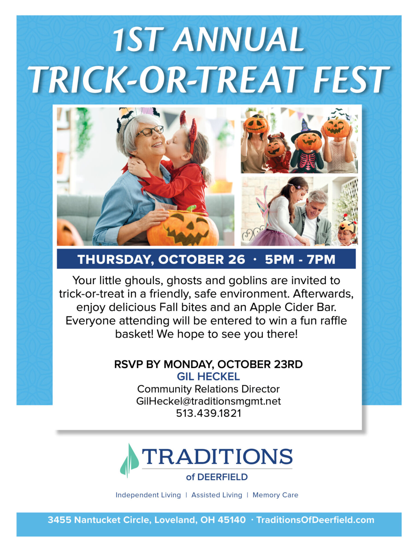 1st Annual TrickorTreat Fall Fest Traditions of Deerfield